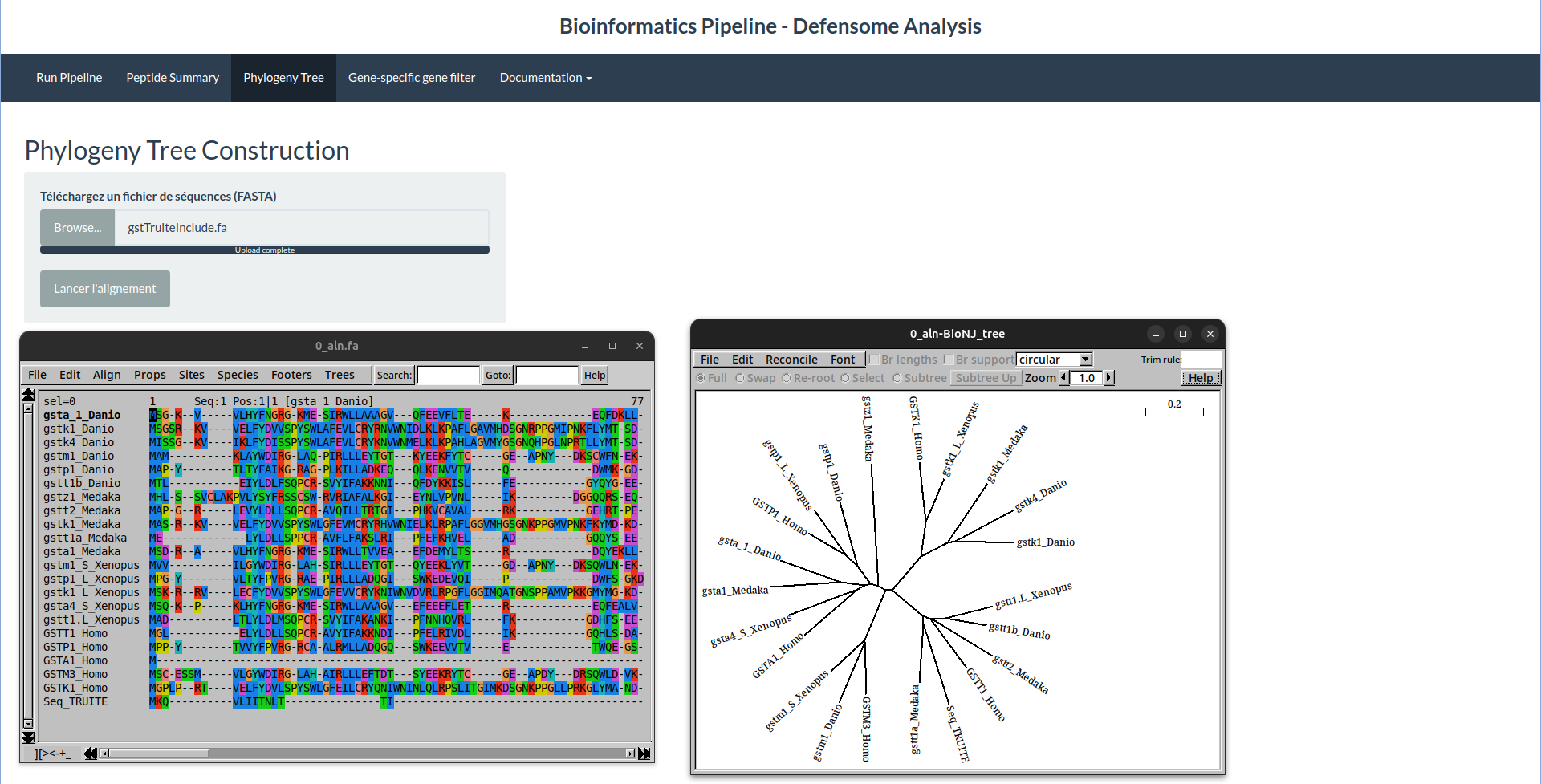 Visualisations Shiny – protéomique